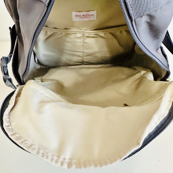 ISAAC MIZRAHI TIKTOK VIRAL LAPTOP ON-THE-GO ESSENTIALS TRAVEL BACKPACK BLUE GRAY
